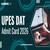 UPES DAT Admit Card 2026, Release Date, Download UPES DAT Hall Ticket at upes.ac.in